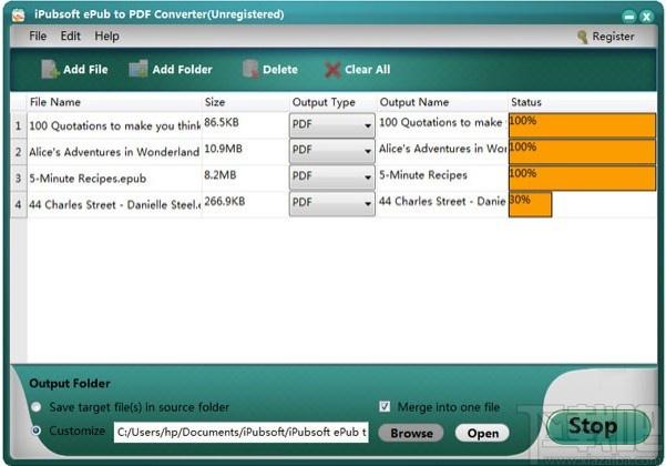 iPubsoft ePub to pdf Converter下载,ePub转换为PDF工具,ePub转PDF