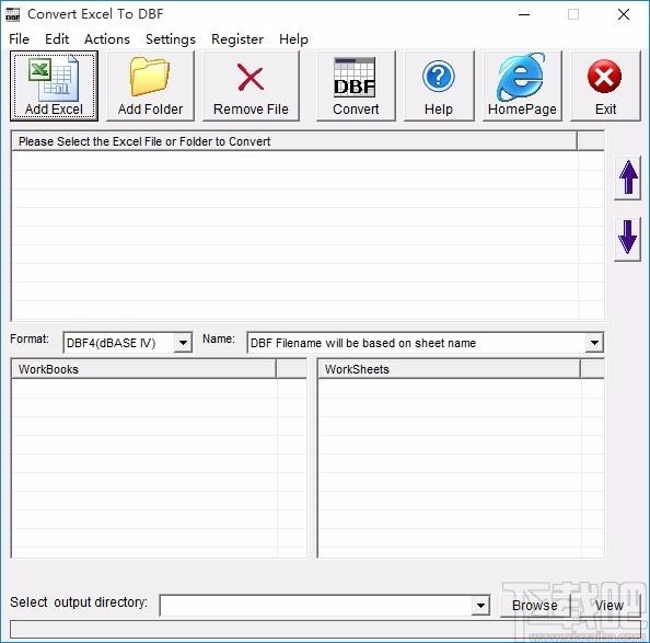 Convert Excel to DBF下载,Excel转DBF工具,Excel转DBF