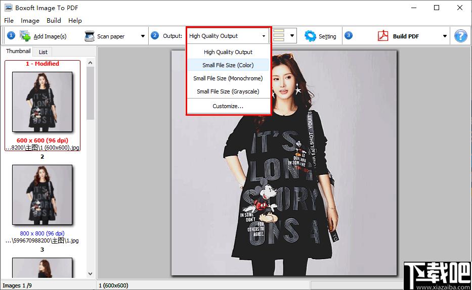 Boxoft Image to PDF下载,图片转换,PDF创建