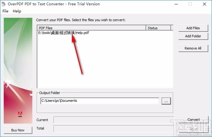 OverPDF PDF to Text Converter,PDF转TXT,PDF转换