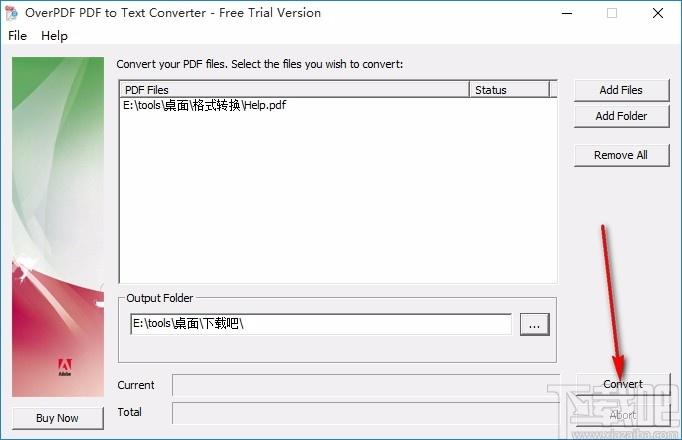 OverPDF PDF to Text Converter,PDF转TXT,PDF转换